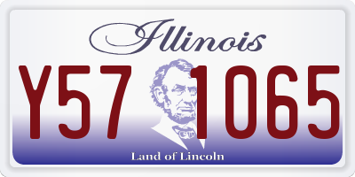 IL license plate Y571065