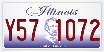 IL license plate Y571072