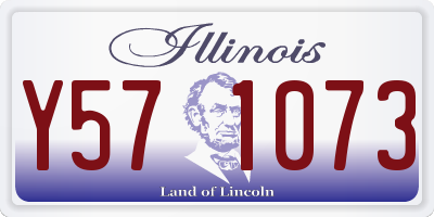 IL license plate Y571073