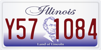 IL license plate Y571084