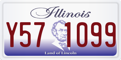 IL license plate Y571099