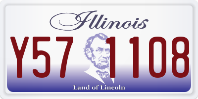 IL license plate Y571108