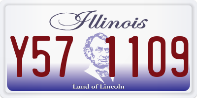IL license plate Y571109