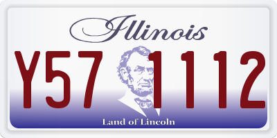 IL license plate Y571112