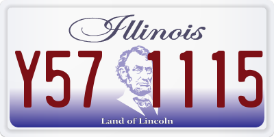 IL license plate Y571115