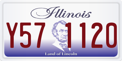 IL license plate Y571120