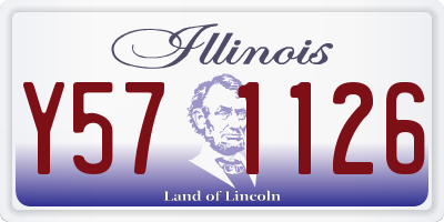IL license plate Y571126