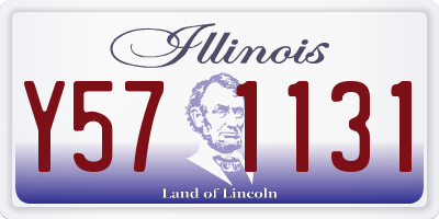 IL license plate Y571131