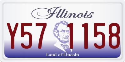 IL license plate Y571158
