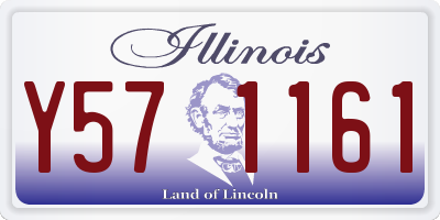 IL license plate Y571161