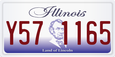 IL license plate Y571165