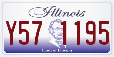 IL license plate Y571195