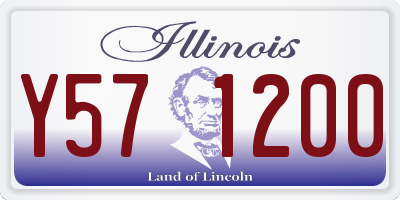 IL license plate Y571200