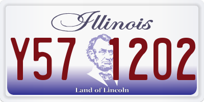 IL license plate Y571202