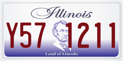 IL license plate Y571211
