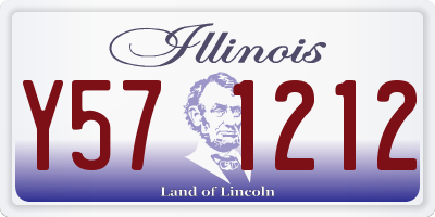 IL license plate Y571212