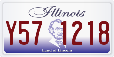 IL license plate Y571218