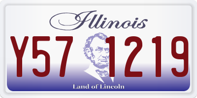 IL license plate Y571219