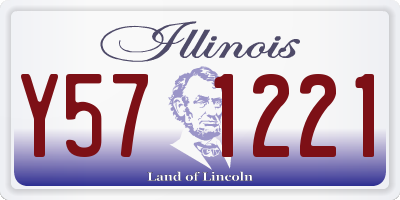 IL license plate Y571221