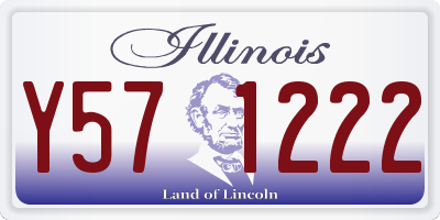 IL license plate Y571222
