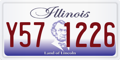 IL license plate Y571226