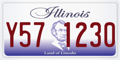 IL license plate Y571230