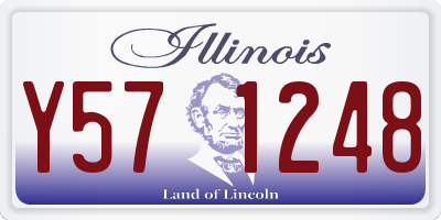 IL license plate Y571248