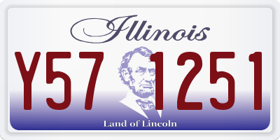 IL license plate Y571251