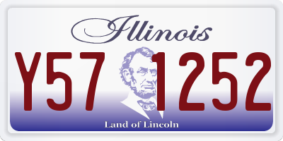 IL license plate Y571252