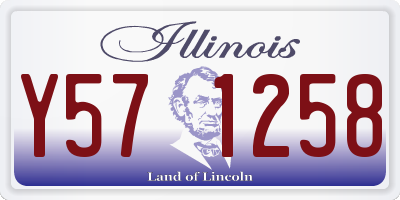 IL license plate Y571258