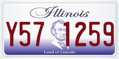 IL license plate Y571259