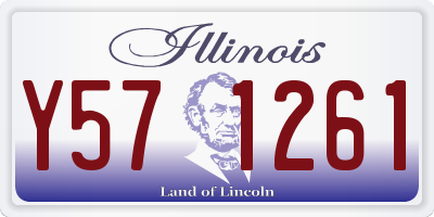 IL license plate Y571261