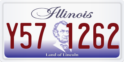 IL license plate Y571262