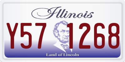 IL license plate Y571268