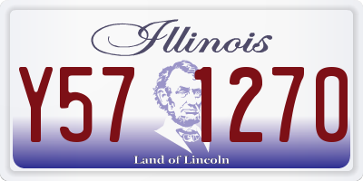 IL license plate Y571270