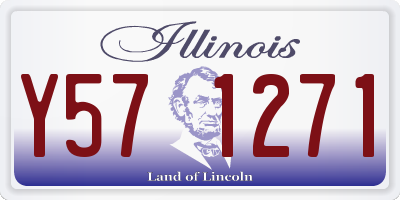 IL license plate Y571271