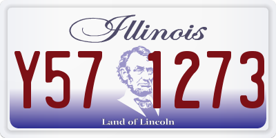 IL license plate Y571273