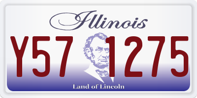 IL license plate Y571275