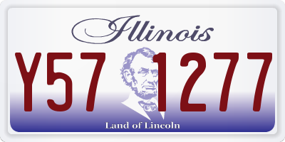 IL license plate Y571277