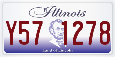 IL license plate Y571278