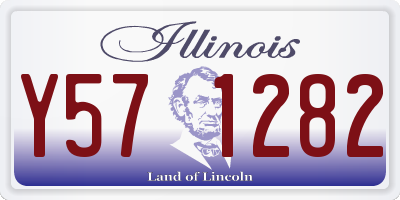 IL license plate Y571282