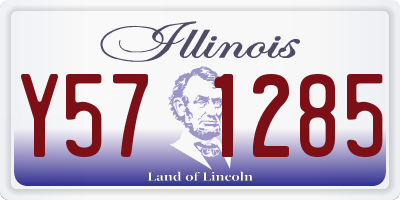 IL license plate Y571285