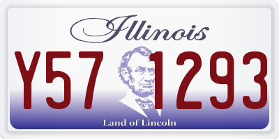 IL license plate Y571293