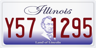 IL license plate Y571295