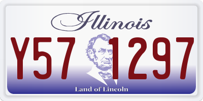 IL license plate Y571297