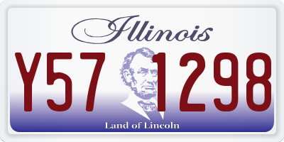 IL license plate Y571298