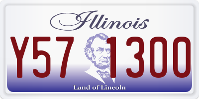 IL license plate Y571300
