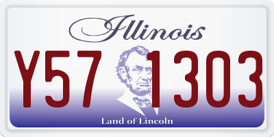 IL license plate Y571303