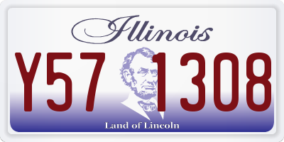 IL license plate Y571308