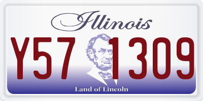 IL license plate Y571309